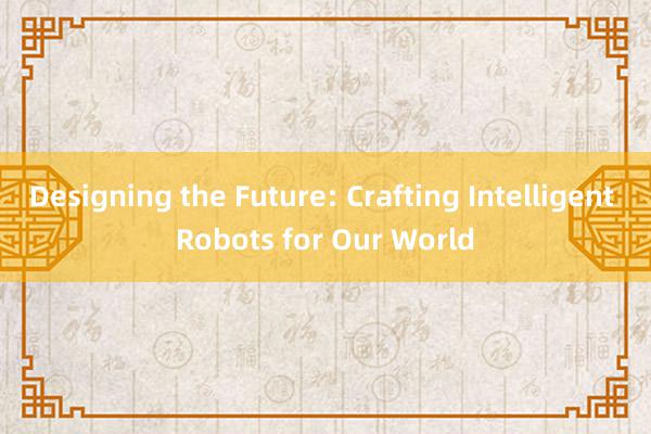 Designing the Future: Crafting Intelligent Robots for Our World